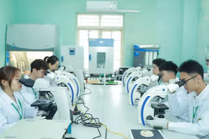 Hoạt động nghiên cứu khoa học tại Học viện Nông nghiệp Việt Nam.