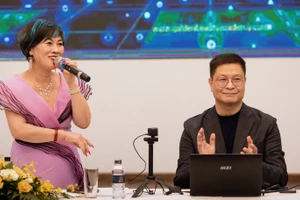 Bà Nguyễn Tuyết Mai - Người sáng lập và Giám đốc Học viện Golden Beauty Academy chia sẻ về chương trình đào tạo nghề làm đẹp theo tiêu chuẩn Đức.