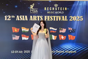 Nguyễn Thanh Chúc giành Cúp Vàng tại Liên hoan nghệ thuật châu Á - Asia Artist Festival 2025.