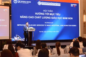 Hội thảo “Hướng tới mục tiêu nâng cao chất lượng giáo dục mầm non” được tổ chức ngày 8/4, tại Hà Nội.