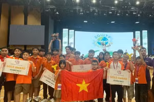 Học sinh Việt Nam đã xuất sắc trên đấu trường quốc tế về STEM–Robotics.