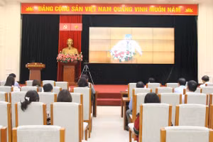 Điểm cầu Đảng ủy Bộ GD&ĐT.