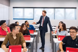 Một lơp học ở BUV.