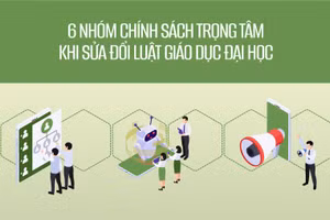 6 nhóm chính sách trọng tâm khi sửa đổi Luật Giáo dục đại học