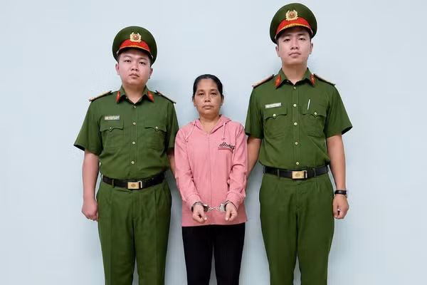 Triệu Thị Tâm bị Công an TPHCM bắt khẩn cấp. Ảnh: Công an TPHCM.