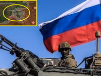 Ukraine bất lực, 26 lá cờ Nga treo trong thành phố Kostiantynivka