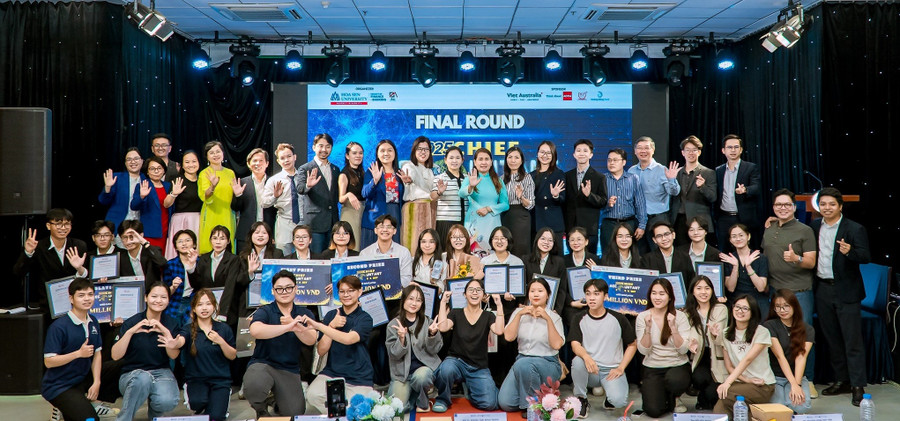 Sinh viên Trường Đại học Hoa Sen được thực hành nghề nghiệp qua các cuộc thi. Ảnh: NT tieng-anh-la-ngon-ngu-thu-hai.jpg