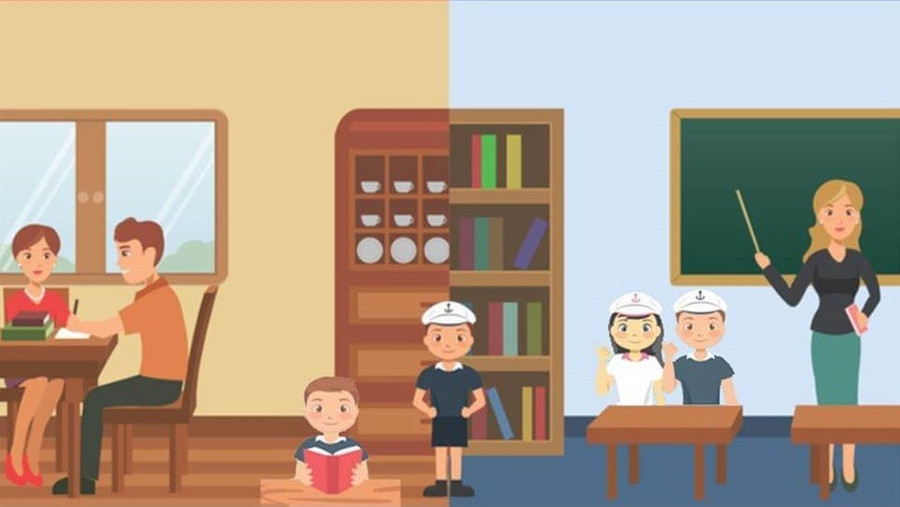 Trong hành trình lớn khôn của một đứa trẻ, có hai bàn tay nâng đỡ, một từ mái ấm gia đình, một từ ngôi trường thân yêu. Ảnh minh họa: ITN