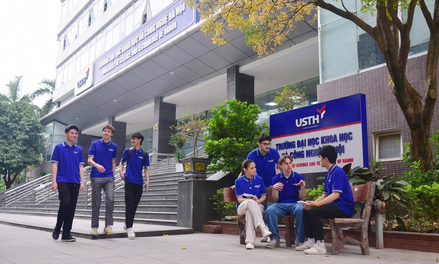 Sinh viên Trường Đại học Khoa học và Công nghệ Hà Nội. Ảnh: NTCC sap-xep-tai-cau-truc-he-thong-giao-duc-dai-hoc-2-571.jpg