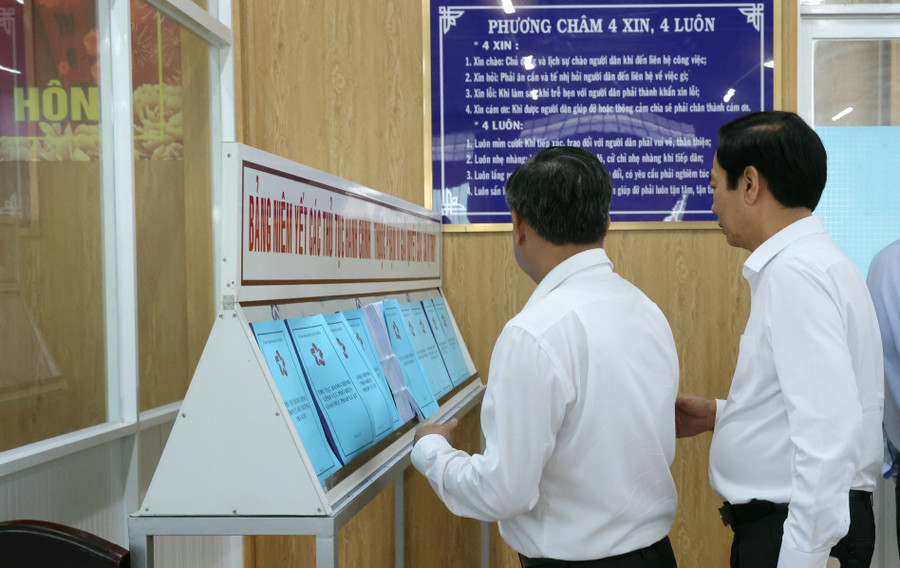 Trung tâm hành chính xã Vị Thủy, TP Cần Thơ. Ảnh: M. Trung