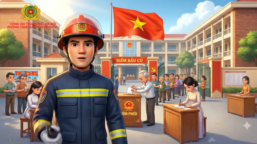 Ứng dụng AI tạo video tuyên truyền bầu cử, phòng cháy chữa cháy.