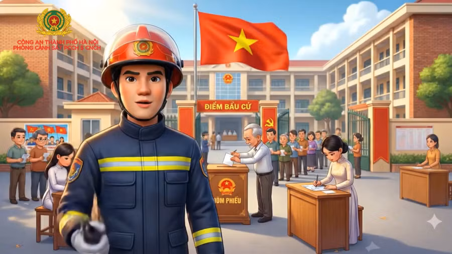 Ứng dụng AI tạo video tuyên truyền bầu cử, phòng cháy chữa cháy.