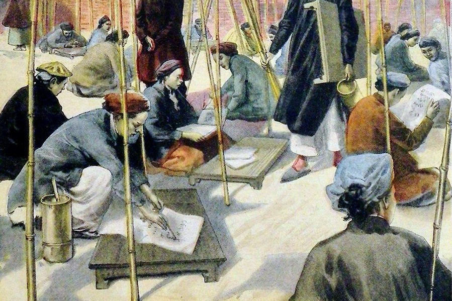 Do Phan Thanh Giản giấu nhẹm chuyện thân mẫu qua đời nên Phan Hiển Đạo tiếp tục thi. Ảnh minh họa: ITN