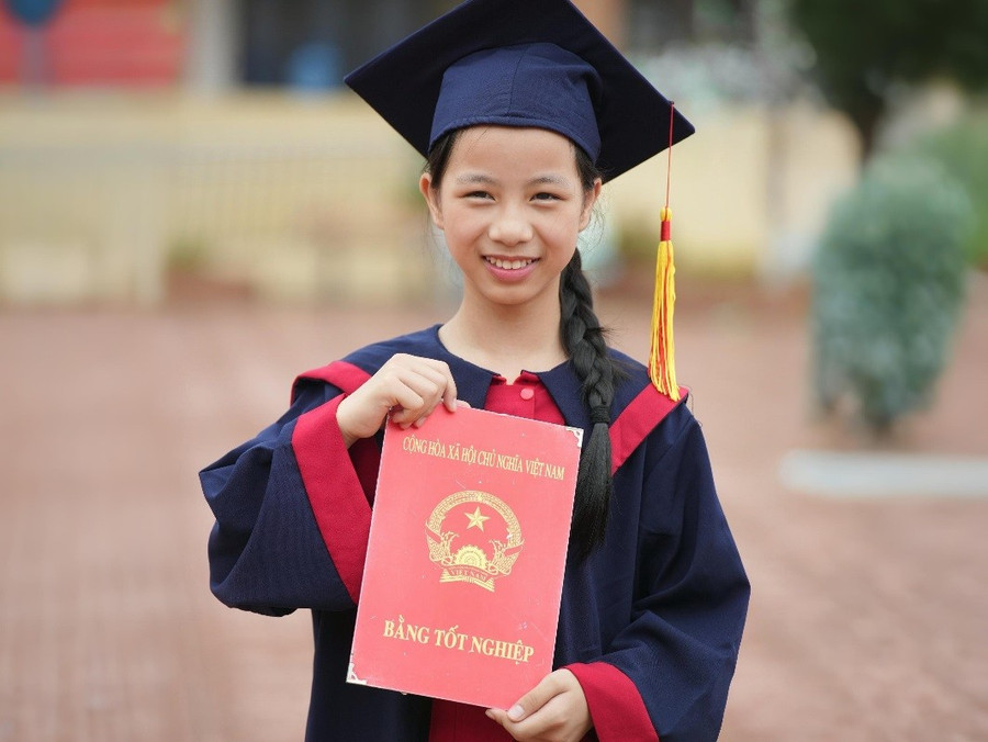 Em Trần Gia Linh. Ảnh: Dương Hoa 