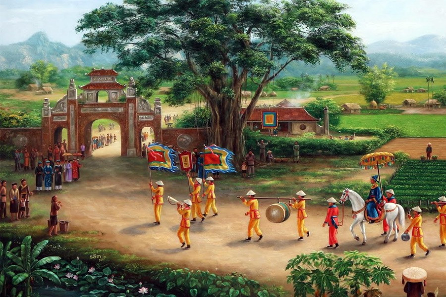 Đinh Thúc Thông và Lưu Ngạn Quang sau khi đỗ đạt đã trở thành những vị quan thanh liêm, chính trực và có nhiều công lao với triều Lê. Ảnh minh họa: ITN. chuyen-hai-vi-hoang-giap-tung-phai-di-lam-thue-tru-no-1.jpg