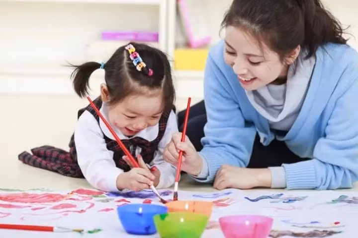 Từ 3 - 6 tuổi được coi là “giai đoạn vàng” để trẻ học cách tư duy sáng tạo. Ảnh minh họa 