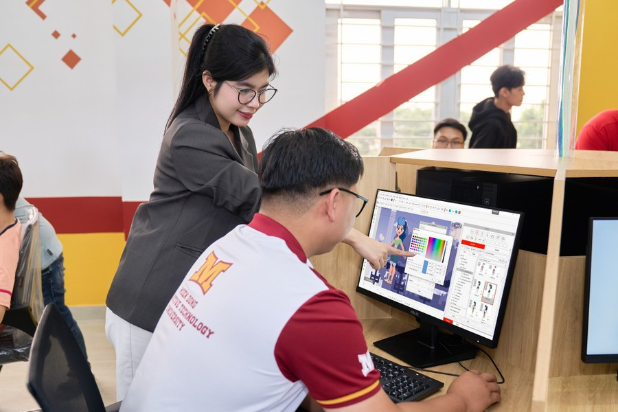 Phòng thực hành tại Trường Đại học Công nghệ Miền Đông. Ảnh: MIT-Uni doi-cach-tiep-can-de-tao-dot-pha-2.jpg