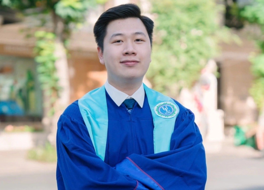 Chân dung thủ khoa có điểm tốt nghiệp toàn khóa cao nhất 40 năm của Trường Đại học Luật TPHCM. 