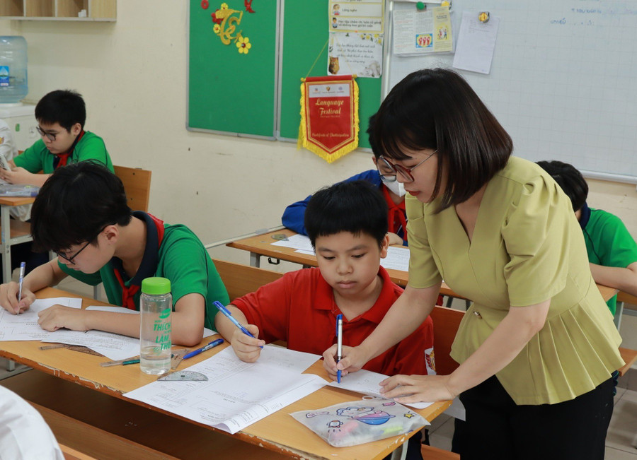 Trường THCS Nam Từ Liêm, Xuân Phương, Hà Nội. Ảnh: NTCC tao-the-va-luc-moi-cho-giao-duc-3.jpg