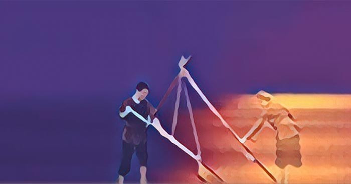 “Hôm qua tát nước đầu đình” là bài ca dao tỏ tình dễ thương của một anh trai làng. Ảnh minh họa: ITN.