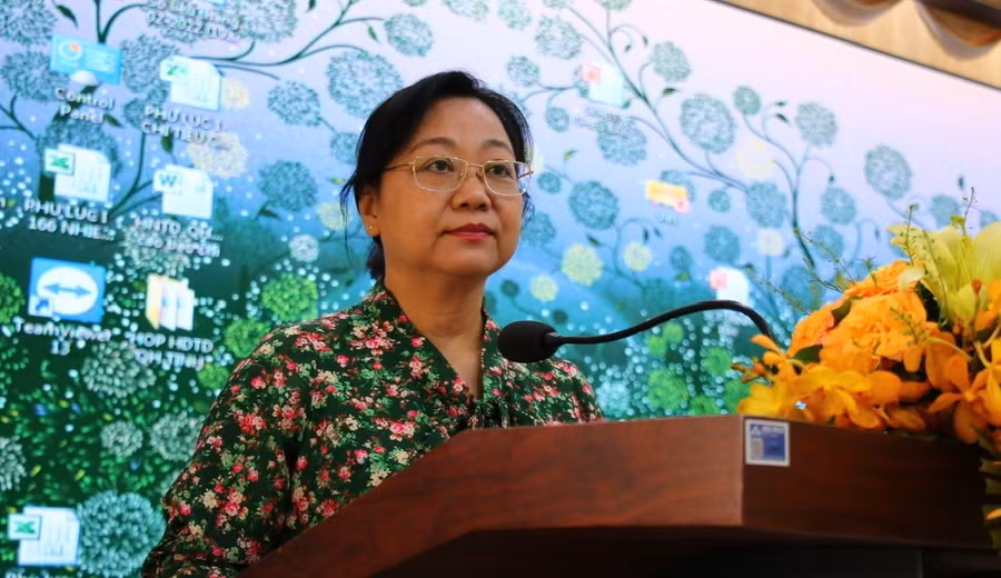 Bà Nguyễn Thúy Hà - Giám đốc Sở GD&ĐT Đồng Tháp. Ảnh: NVCC