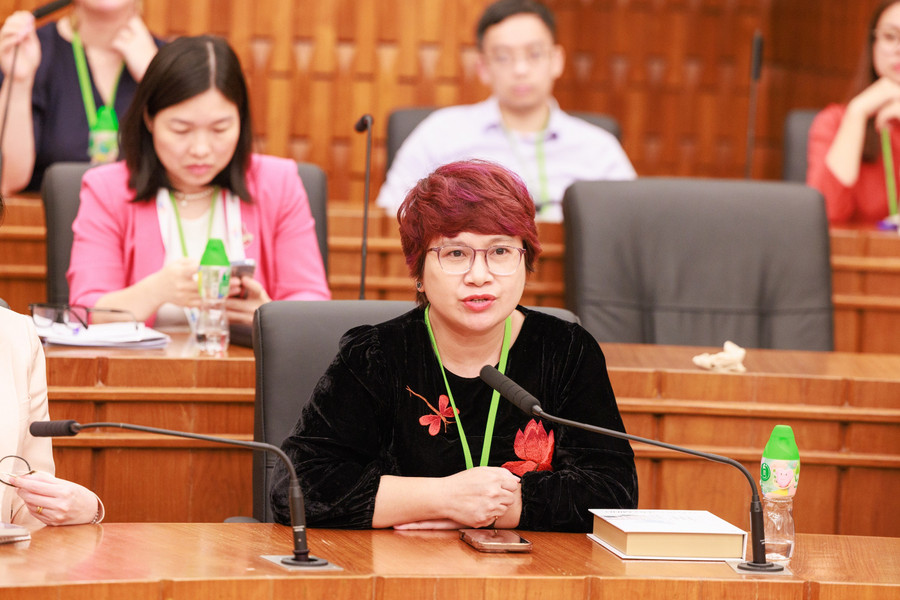 Bà Nguyễn Thu Thủy - Cục trưởng Cục Hợp tác quốc tế (Bộ GD&ĐT) tại APAIE 2026.