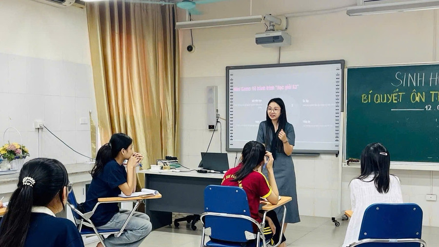 Giờ học tại Trường THCS&THPT Sư phạm (Trường Đại học Sư phạm Hà Nội 2). khat-vong-dua-giao-duc-viet-nam-vao-top-20-the-gioi-3.jpg