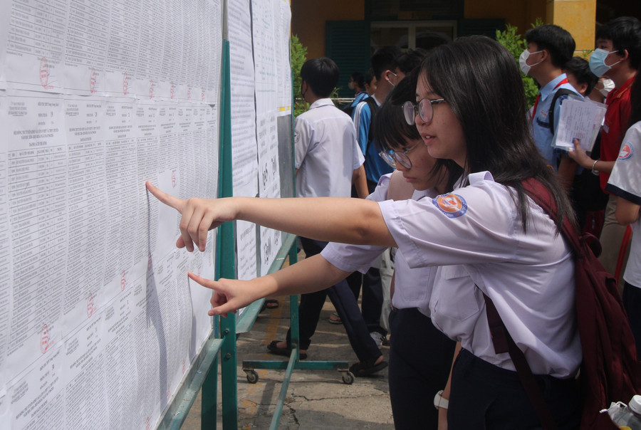 Học sinh TPHCM dự kỳ thi vào lớp 10 năm 2024. Ảnh: MA