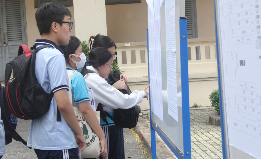 Học sinh TPHCM tham gia Kỳ thi tốt nghiệp THPT năm 2024. Ảnh: M.A