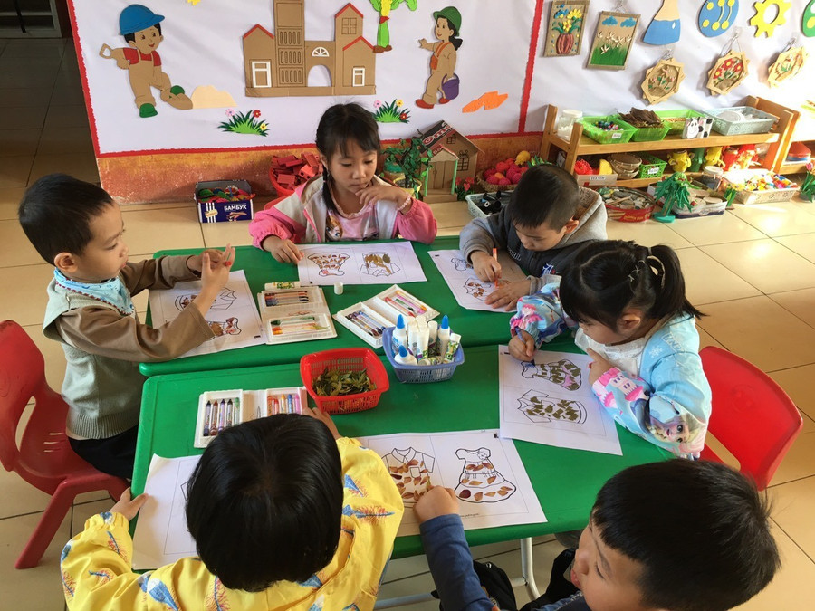 Việc nâng cao nhận thức về bình đẳng giới đã được đẩy mạnh trên nhiều phương diện. Ảnh: Trường Mầm non Chí Tiên, Phú Thọ de-tre-hieu-dung-ve-nu-quyen-1.png