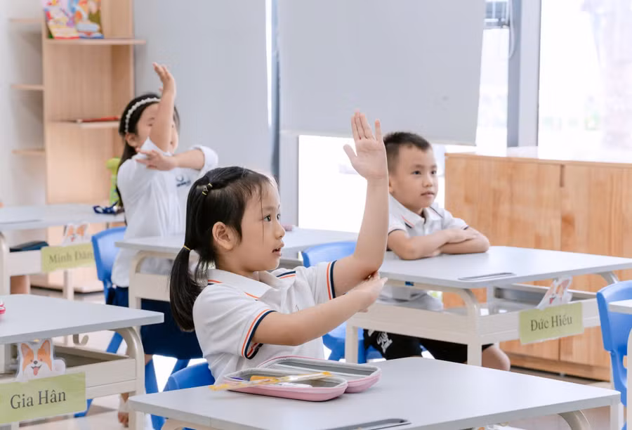 Học sinh Trường Phổ thông Liên cấp Phenikaa. Ảnh: NTCC