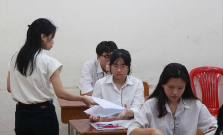 Thí sinh thi tốt nghiệp THPT năm 2024. Ảnh: Vân Anh