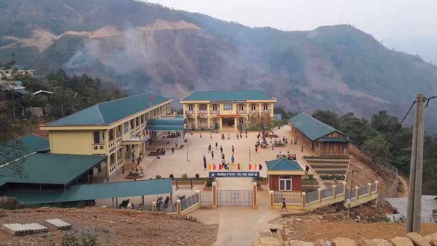 Trường PTDTBT Tiểu học Huổi Mí (Điện Biên). Ảnh minh họa: INT