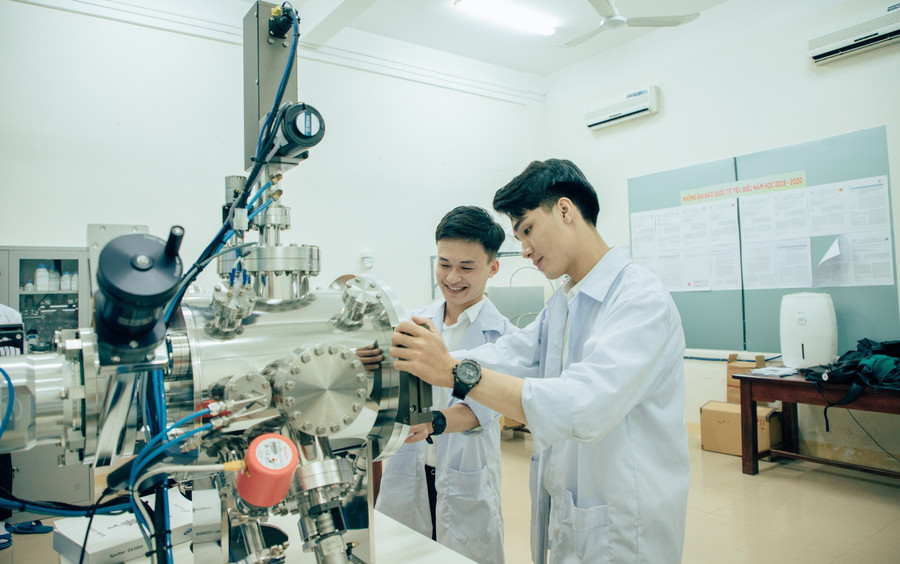 Sinh viên Trường Đại học Sư phạm - Đại học Đà Nẵng. Ảnh: NTCC dao-tao-giao-vien-3.jpg