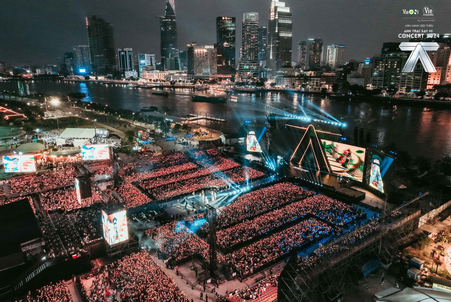 Concert “Anh Trai Say Hi” tại TPHCM. Ảnh: BTC. phat-trien-cong-nghiep-van-hoa-o-tphcm-1.jpg