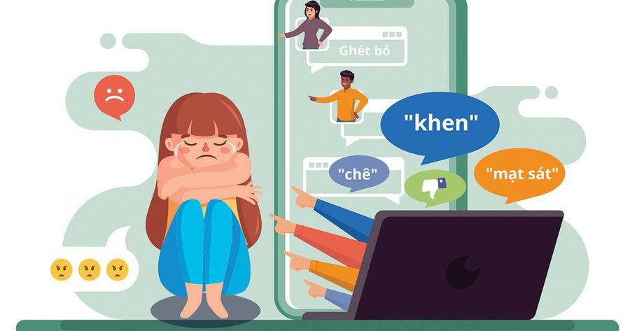 Không đăng những ý kiến miệt thị, bôi nhọ danh dự nhà trường, giáo viên, học sinh. Ảnh minh họa: INT nang-cao-trach-nhiem-2.jpg