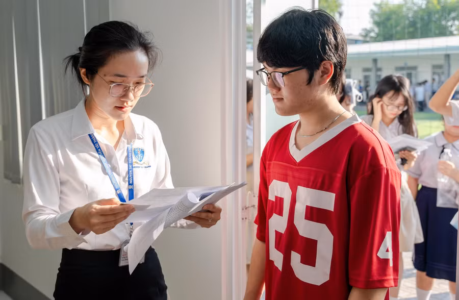 Thí sinh tham dự Kỳ thi đánh giá năng lực đợt 1 năm 2025 do Đại học Quốc gia TPHCM tổ chức. Ảnh: NTT