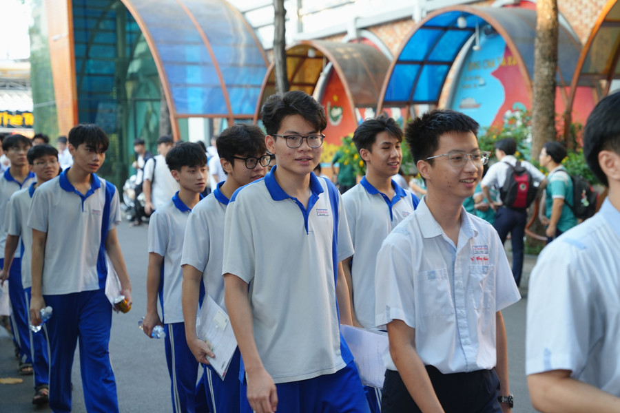 Thí sinh dự thi đánh giá năng lực năm 2025 tại TPHCM. Ảnh: Lê Nam dot-pha-voi-lien-truong-lien-nganh-2.jpg