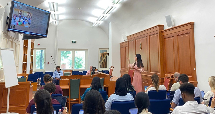 Sinh viên Trường Đại học Luật Hà Nội đã chính thức tham dự khóa học hè quốc tế. Ảnh minh họa: INT thuc-day-sinh-vien-nganh-luat-khoi-nghiep.jpg