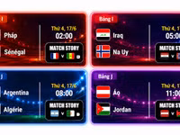 Lịch thi đấu World Cup 2026 ngày 17/6: Pháp, Argentina xuất trận