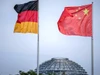 Cờ của Đức và Trung Quốc.