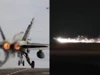 F/A-18 Hornet do Mỹ sản xuất thuộc RMAF) đã bốc cháy và rơi xuống sân bay Sultan Haji Ahmad Shah hôm 21/8/2025.