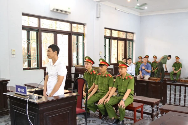 Bị cáo Thái Khắc Thành tại phiên toà phúc thẩm. Ảnh: H.N