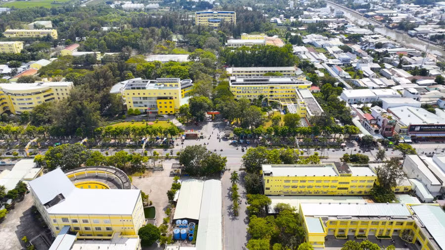 Một góc Đại học Trà Vinh