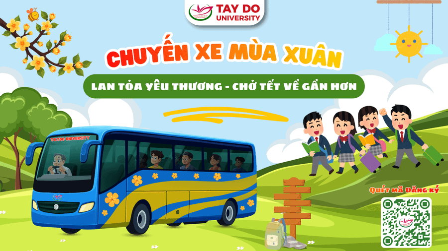 “Chuyến xe mùa xuân 2026” hỗ trợ sinh viên Trường ĐH Tây Đô có hoàn cảnh khó khăn về quê đón Tết Nguyên đán.