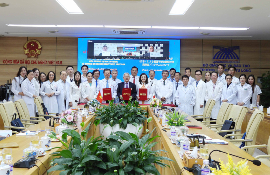 Trường ĐH Cửu Long hợp tác với đối tác Nhật Bản, góp phần nâng cao chất lượng đào tạo.