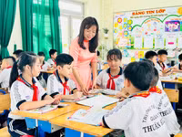 Hoạt động học tập tại Trường Tiểu học Thuận Kiều (phường Đông Hưng Thuận, TPHCM).