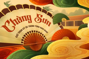 Thông điệp triển lãm "Phất Quạt Hoạ Văn". Ảnh: BTC.