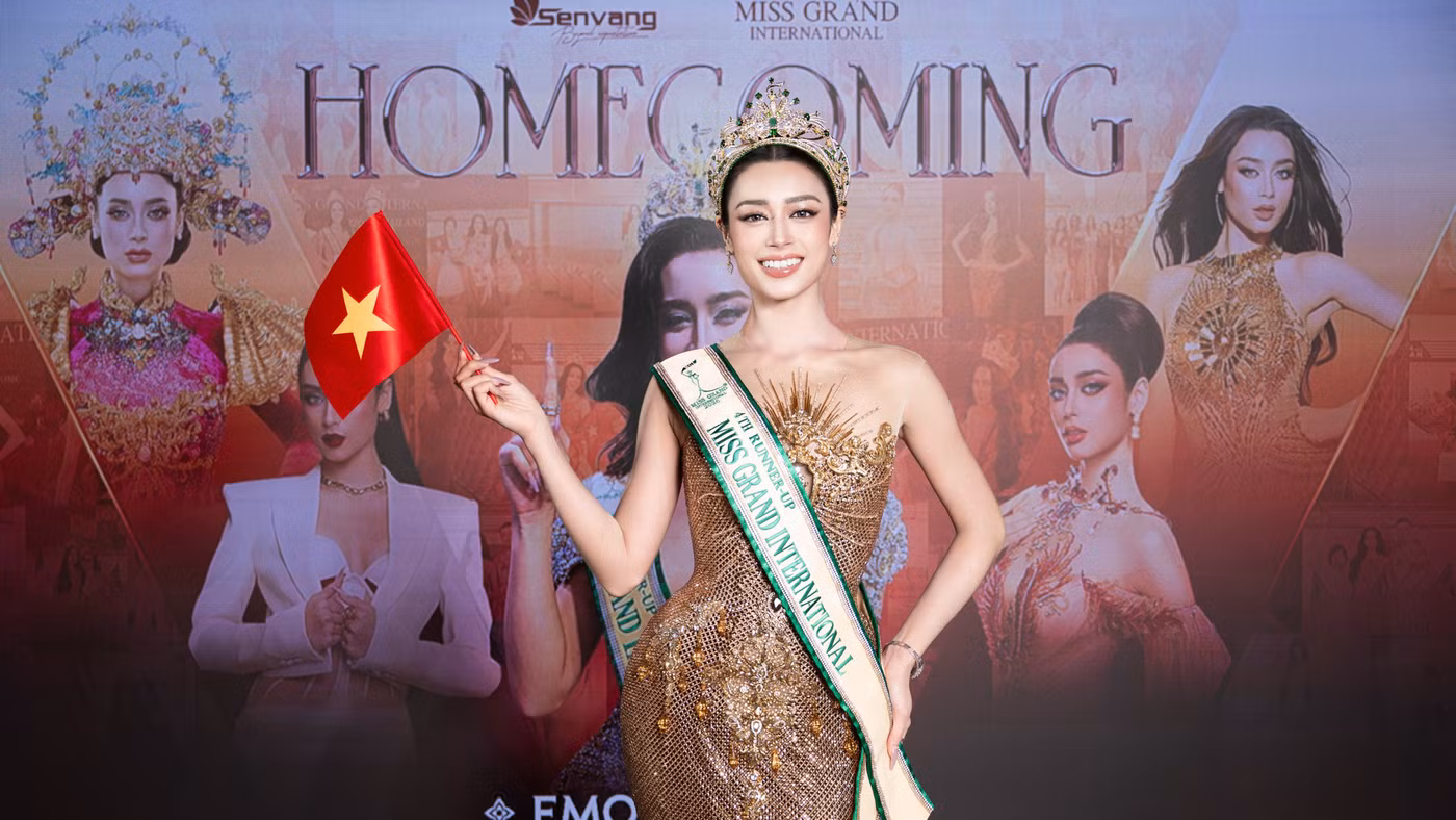 Emoura Phạm được chào đón nồng nhiệt sau thành tích Á hậu 4 Miss Grand International