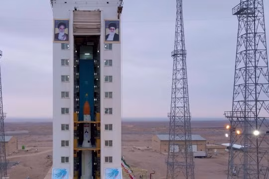Trạm phóng vũ trụ Imam Khomeini ở tỉnh Semnan, Iran.